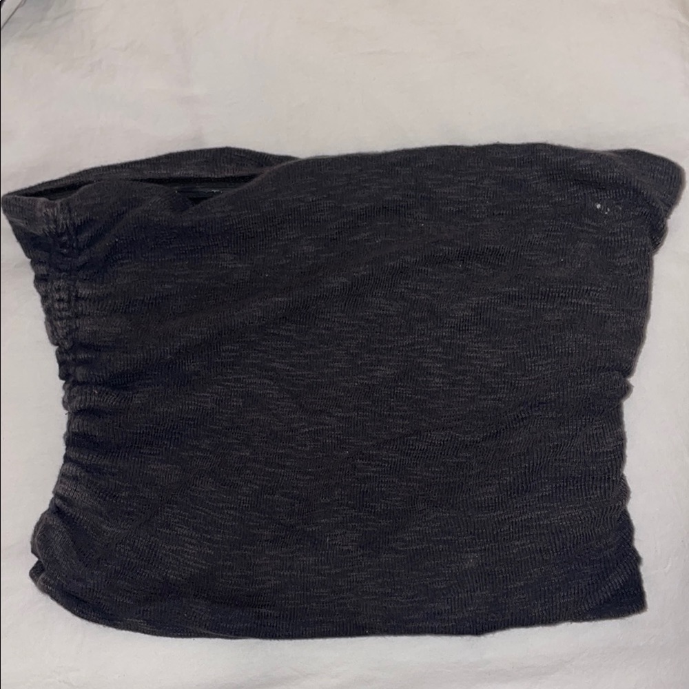 Black Knit Tube Top